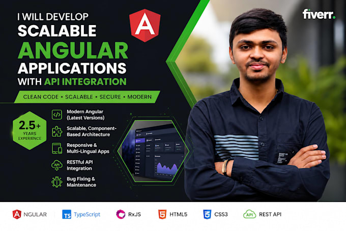 develop scalable angular applications with API integration
