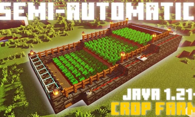 build any automatic farm for you in minecraft java and bedrock edition
