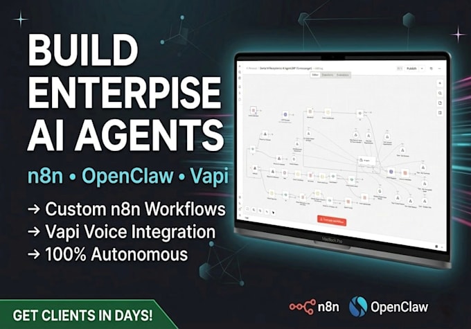 build autonomous ai agents using openclaw, n8n, and rag automation