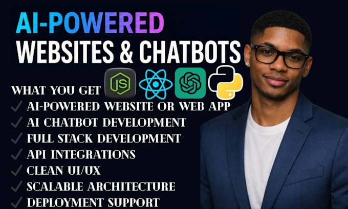 build ai website application ai chatbot full stack developer website development