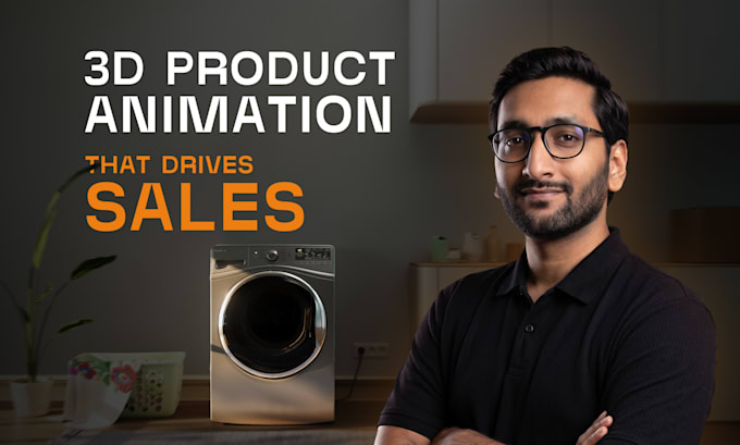 create 3d product animation video for ecommerce brands to boost sales