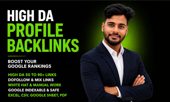 do high da profile backlinks with dofollow link building