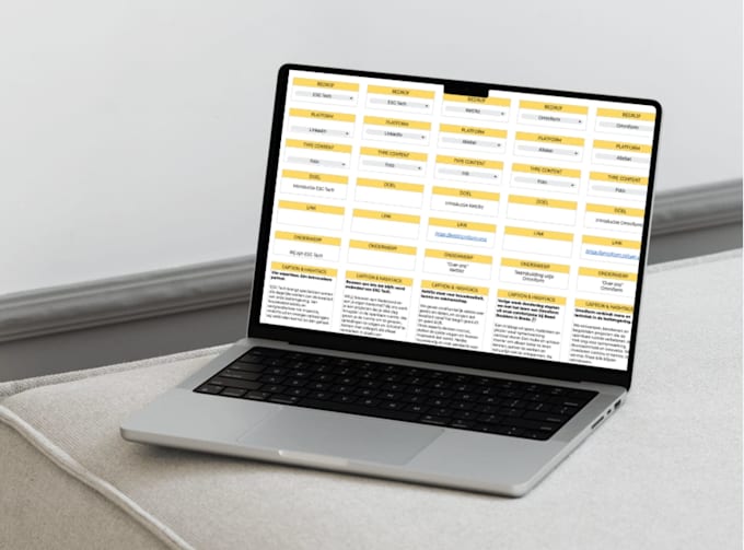 create a strategic social media content calendar
