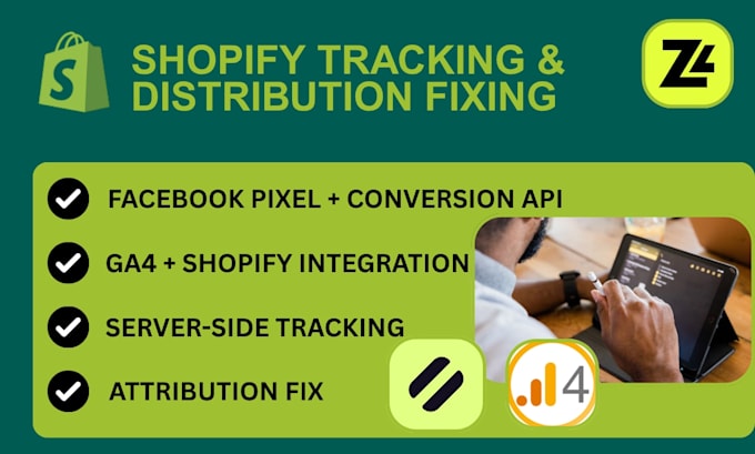 fix shopify tracking attribution and data distribution across pixels analytics