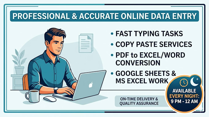 do fast data entry and manual typing work