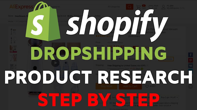 create shopify dropshipping store, dropshipping website, profitable shopify
