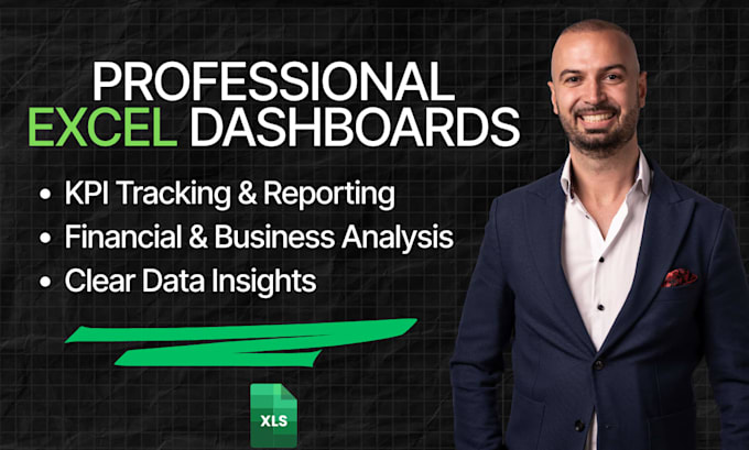 create professional excel dashboards and KPI reports