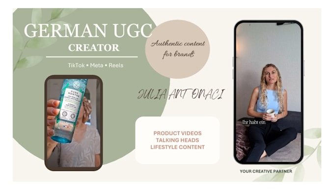 be your authentic german ugc creator