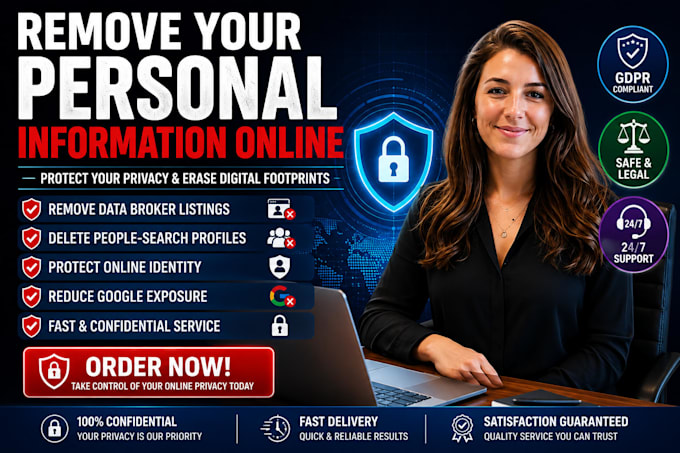 remove personal information and erase digital footprints online