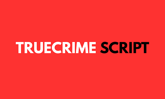 write an captivating true crime script for your youtube channel