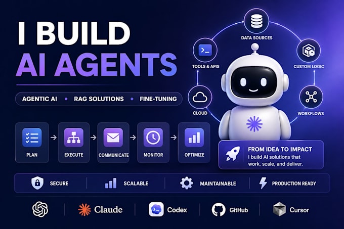 engineer a custom ai agent solution using managed agents and agentic workflows