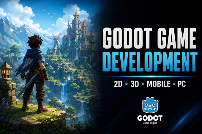 develop a professional 2d or 3d game in godot engine