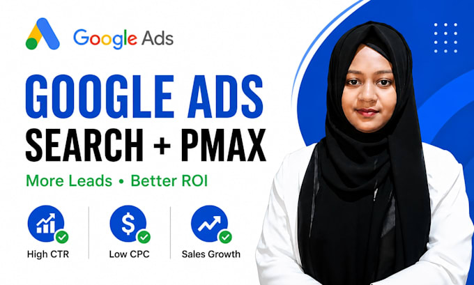 Setup manage and optimize google ads search and pmax campaigns by ...