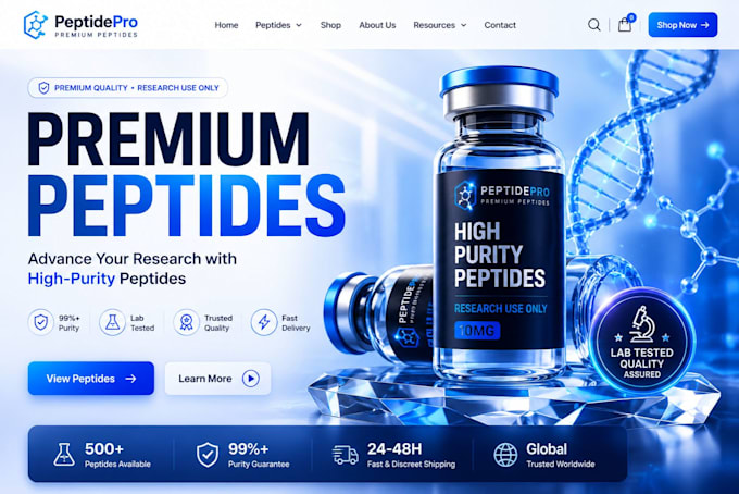 build peptide website research peptide store sarms peptide website