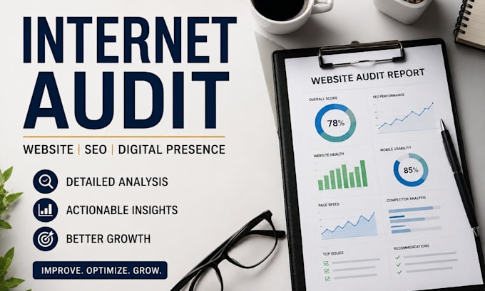 do professional internet audit website audit seo and digital presence analysis