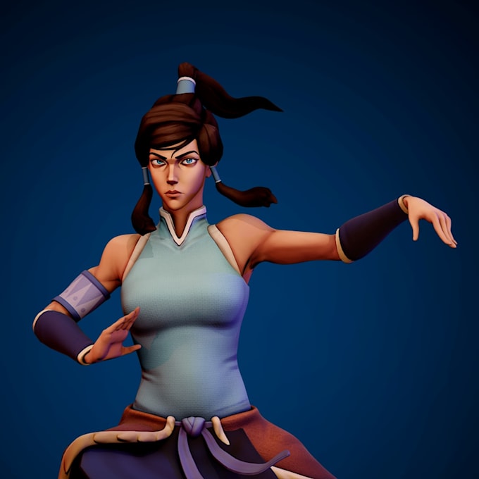 do 3d game ready characters