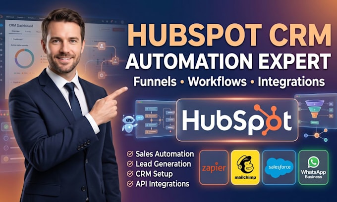 do hubspot crm setup automation workflows and gohighlevel integration