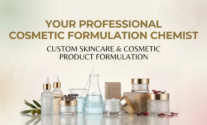 be your cosmetic formulation chemist and cosmetic formulator