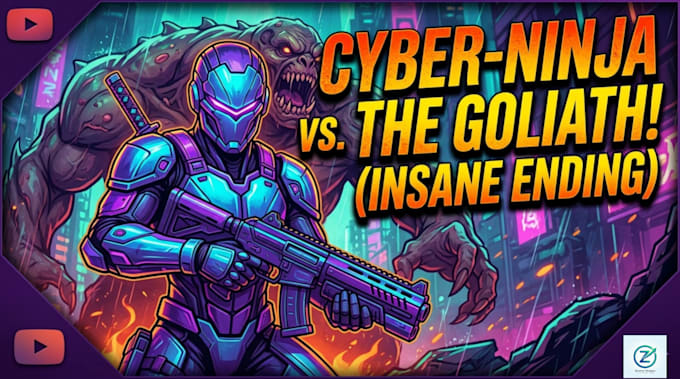 design high quality gaming thumbnails and posters
