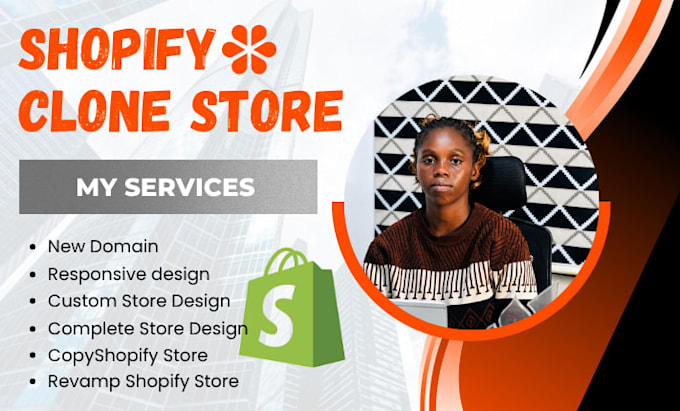 clone, copy, revamp, duplicate, ecommerce shopify store shopify website