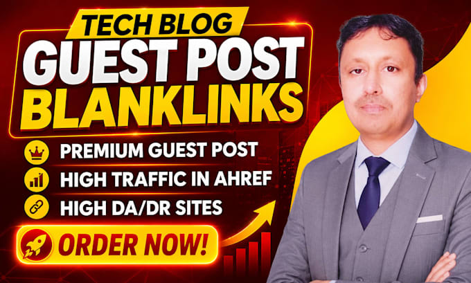 do tech blog submission and tech link placement for quality backlinks
