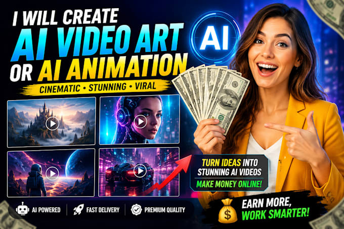create ai video art or ai animation