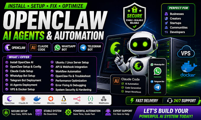 install open claw setup claude code open claw ai openclaw whatsapp openclaw fix