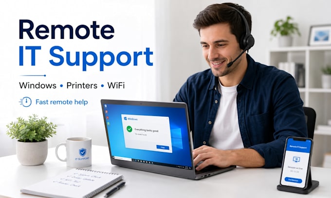 fix your windows PC, iphone or wifi issue remotely