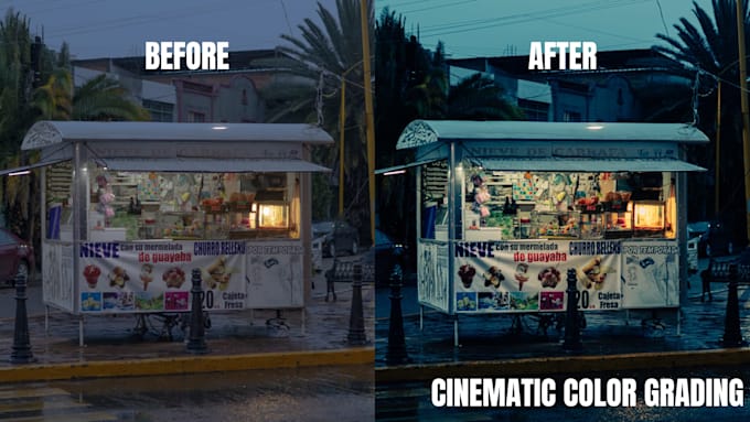 create cinematic color grading for your photos