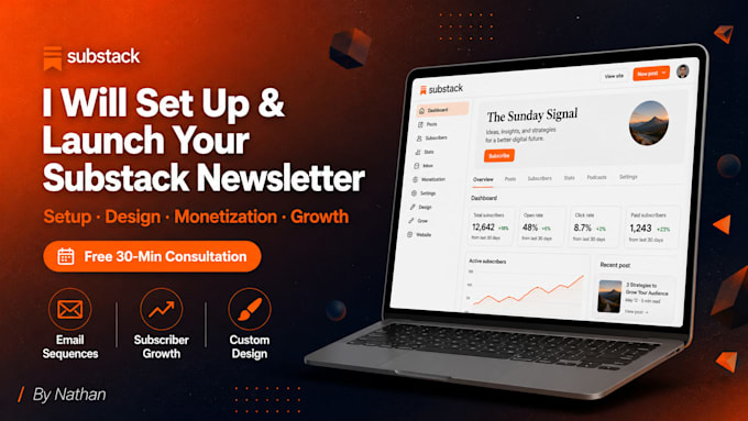 substack setup substack newsletter design podcast setup substack account