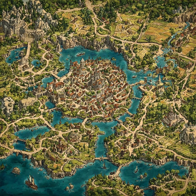 create custom medieval maps for your next fantasy novel