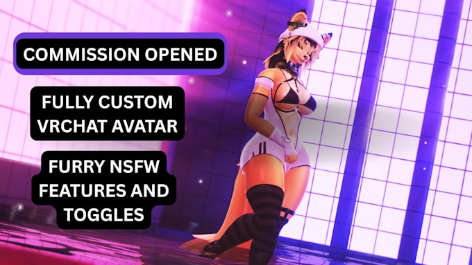 Comisión de avatar para vrchat, avatar vrc, modelo 3d, personaje vr ...
