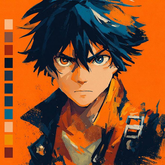 draw a anime character art