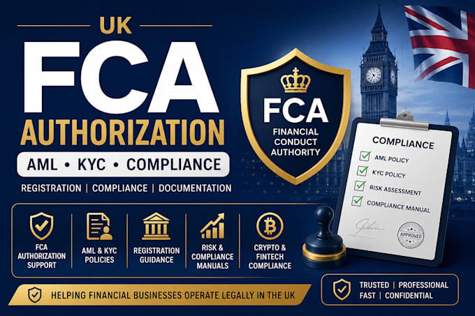 do UK fca authorization, aml kyc compliance and registration