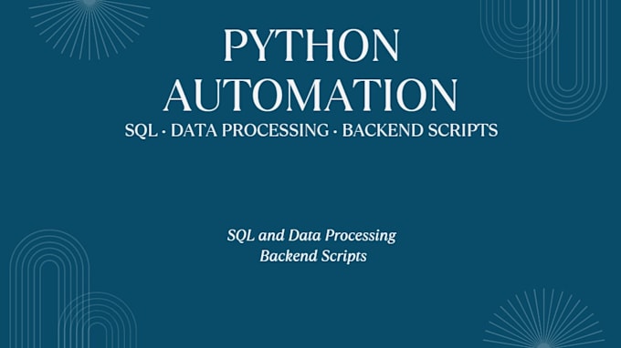 automate tasks using python
