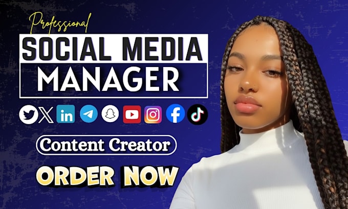 be your social media manager and content creator