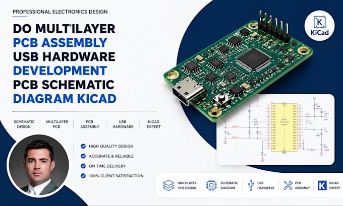 do multilayer pcb assembly usb hardware development pcb schematic diagram kicad