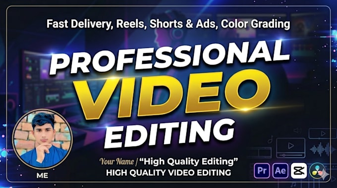 do professional video editing and realistic sketch effects