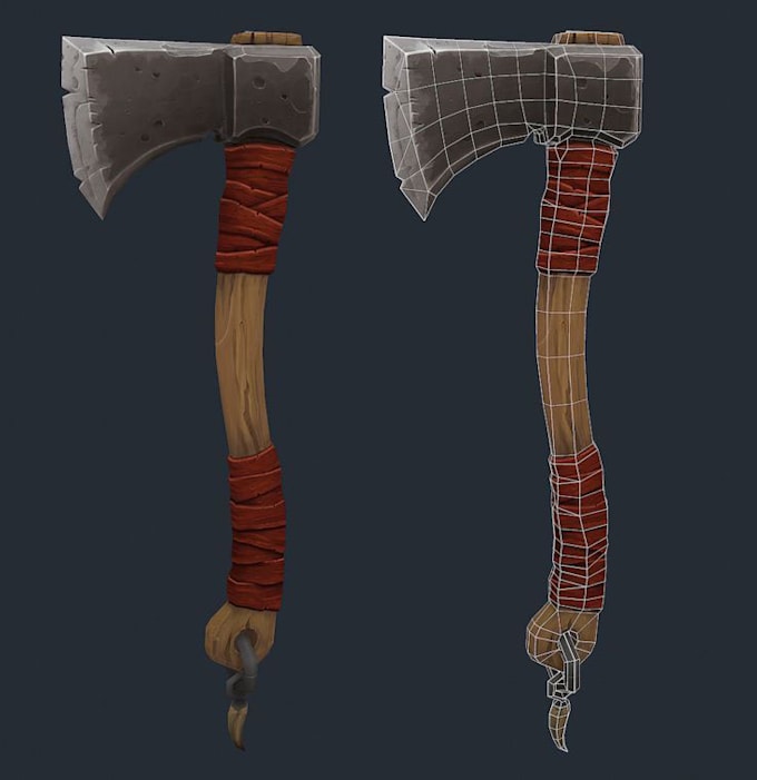create low poly 3d models for games or web