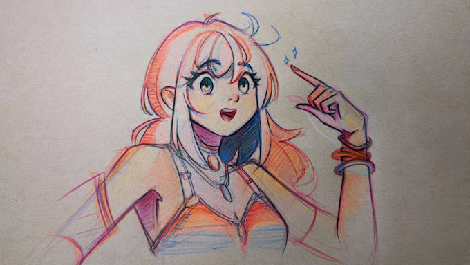 sketch you color anime sketch art