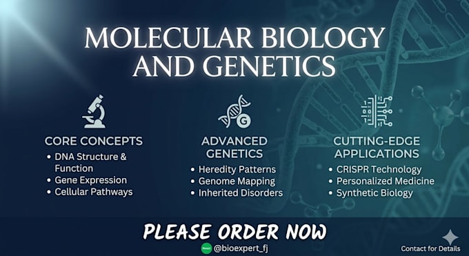 provide expert assistance  in molecular genetics and biochemistry