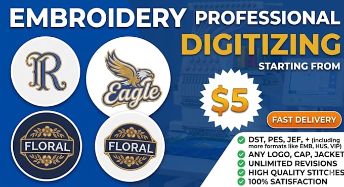 professionally digitize your logo for embroidery