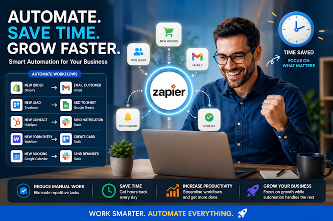 create custom zapier automations and fix zap errors
