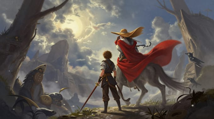 draw your fantasy illustration