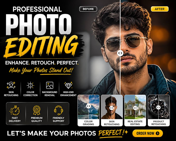 do any type of photo editing, removing background and graphic designing