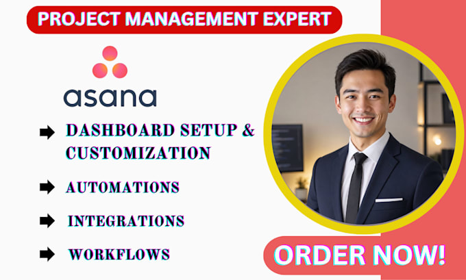 be asana virtual assistant for workspace, automations, integrations and workflow