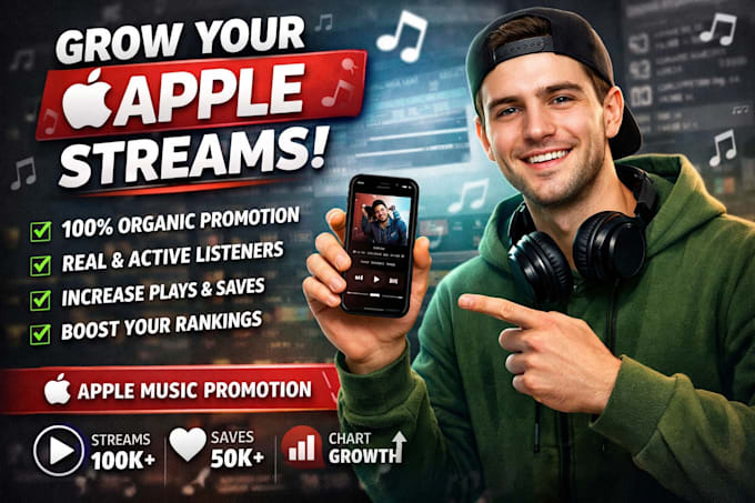 grow your apple  streams with organic promotion