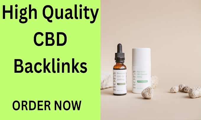create 50 high quality profile backlinks for cbd promotion