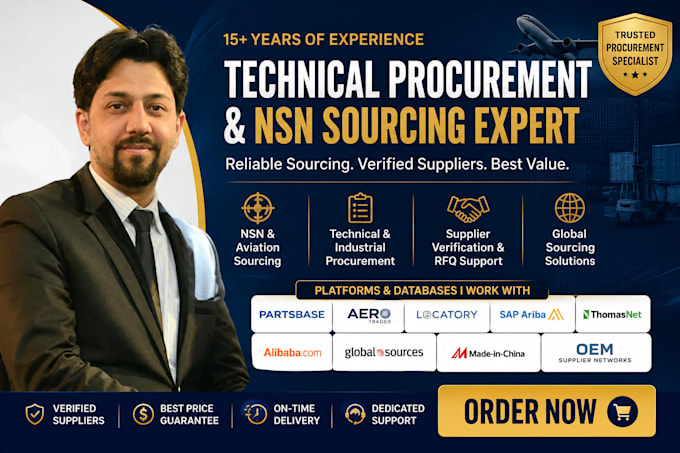 manage procurement and nsn sourcing services