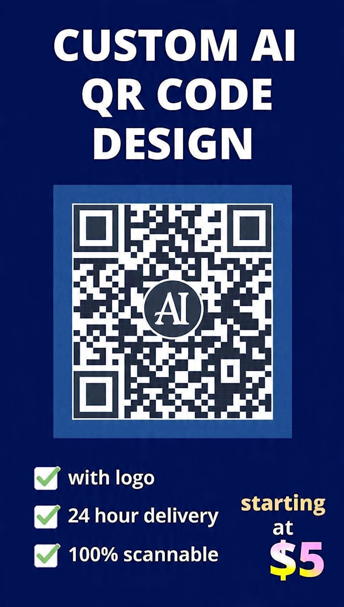 create ai qr code generator with logo for business menu